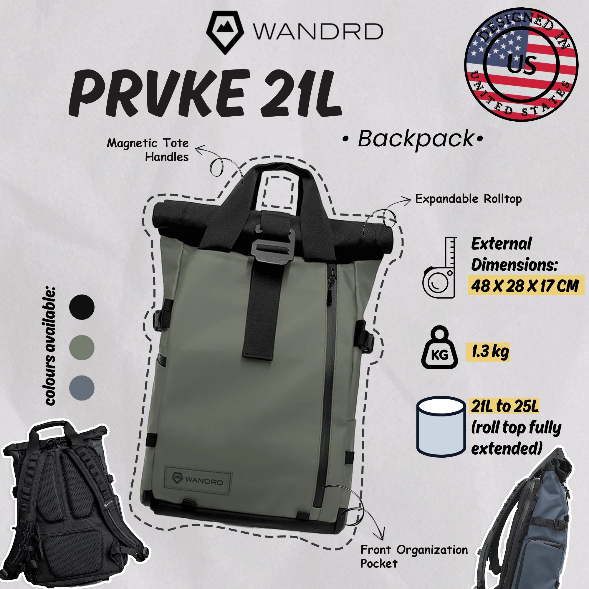 WANDRD PRVKE 21L Backpack