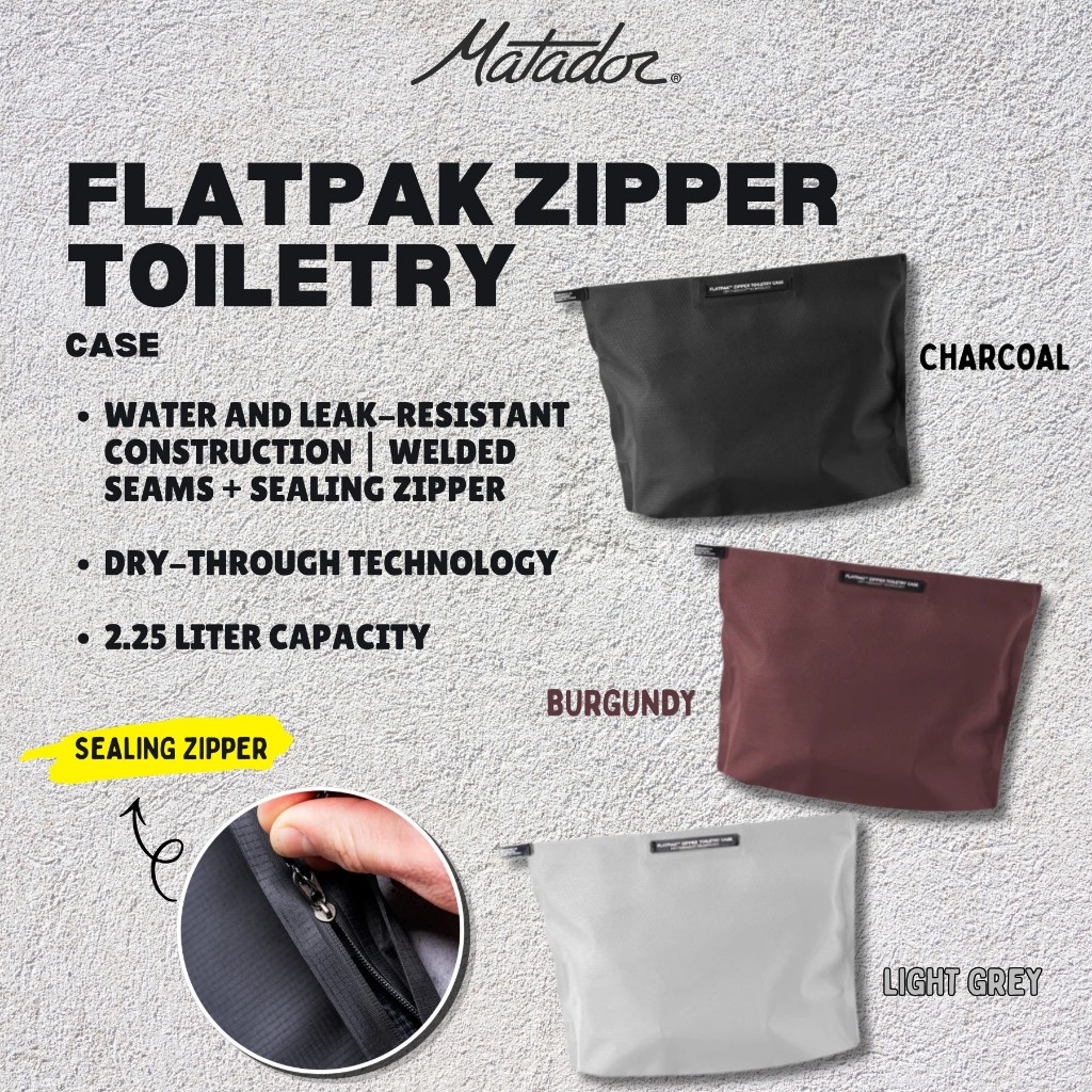 Matador FlatPak Zipper Toiletry Case