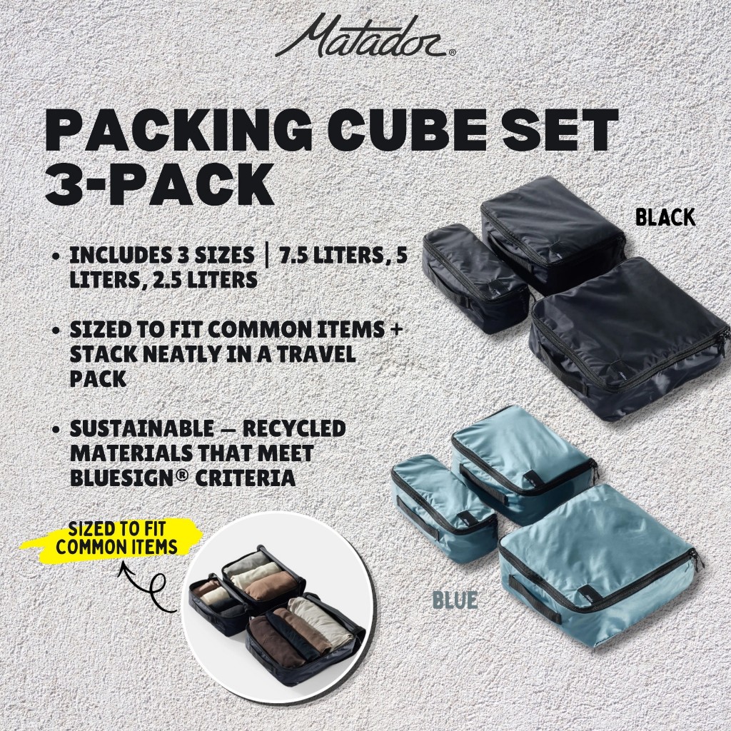 Matador Packing Cube Set 3-Pack