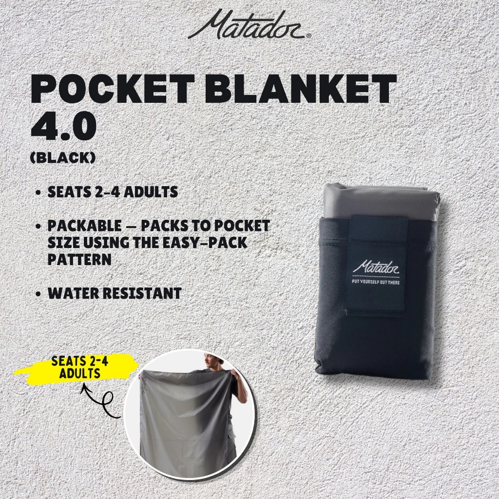 Matador Pocket Blanket 4.0 (Black)