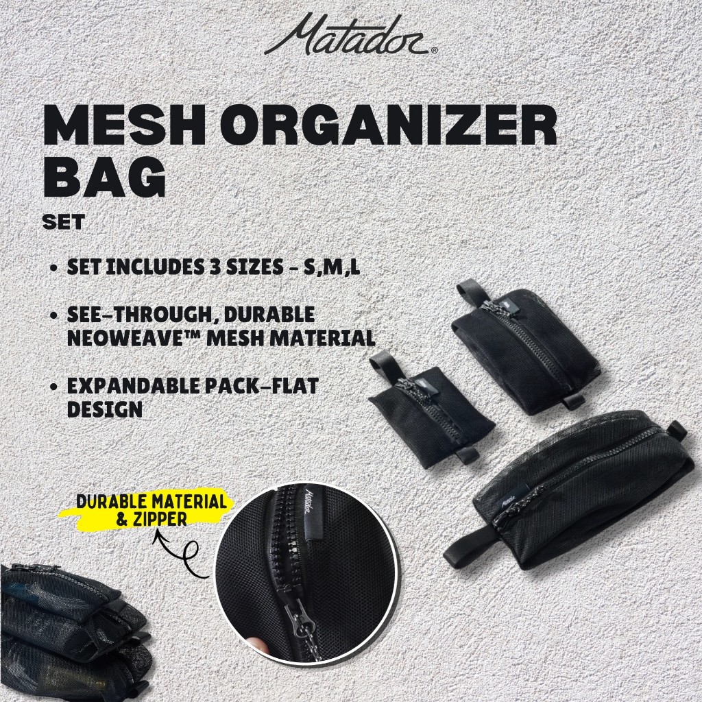 Matador Mesh Organizer Bag Set