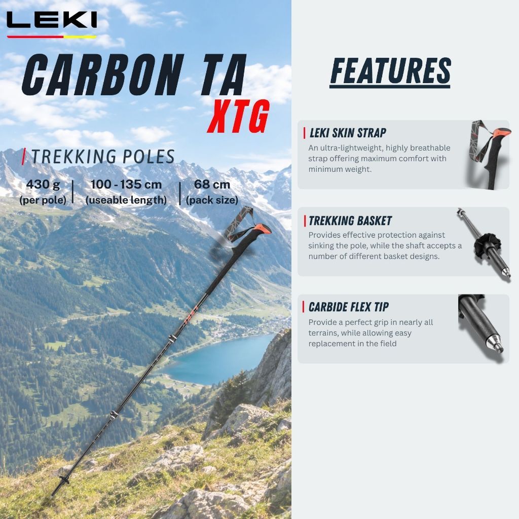 LEKI Carbon TA XTG (One Pair)